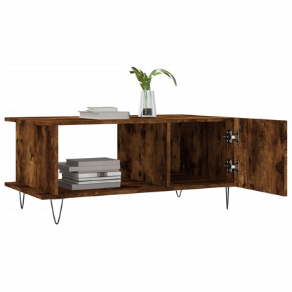 Couchtisch Räuchereiche 90x50x40 cm Holzwerkstoff - Pazzar.ch