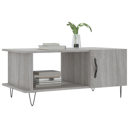 Couchtisch Grau Sonoma 90x50x40 cm Holzwerkstoff - Pazzar.ch