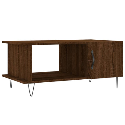 Couchtisch Braun Eichen-Optik 90x50x40 cm Holzwerkstoff - Pazzar.ch