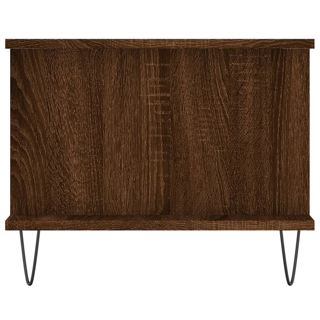 Couchtisch Braun Eichen-Optik 90x50x40 cm Holzwerkstoff - Pazzar.ch
