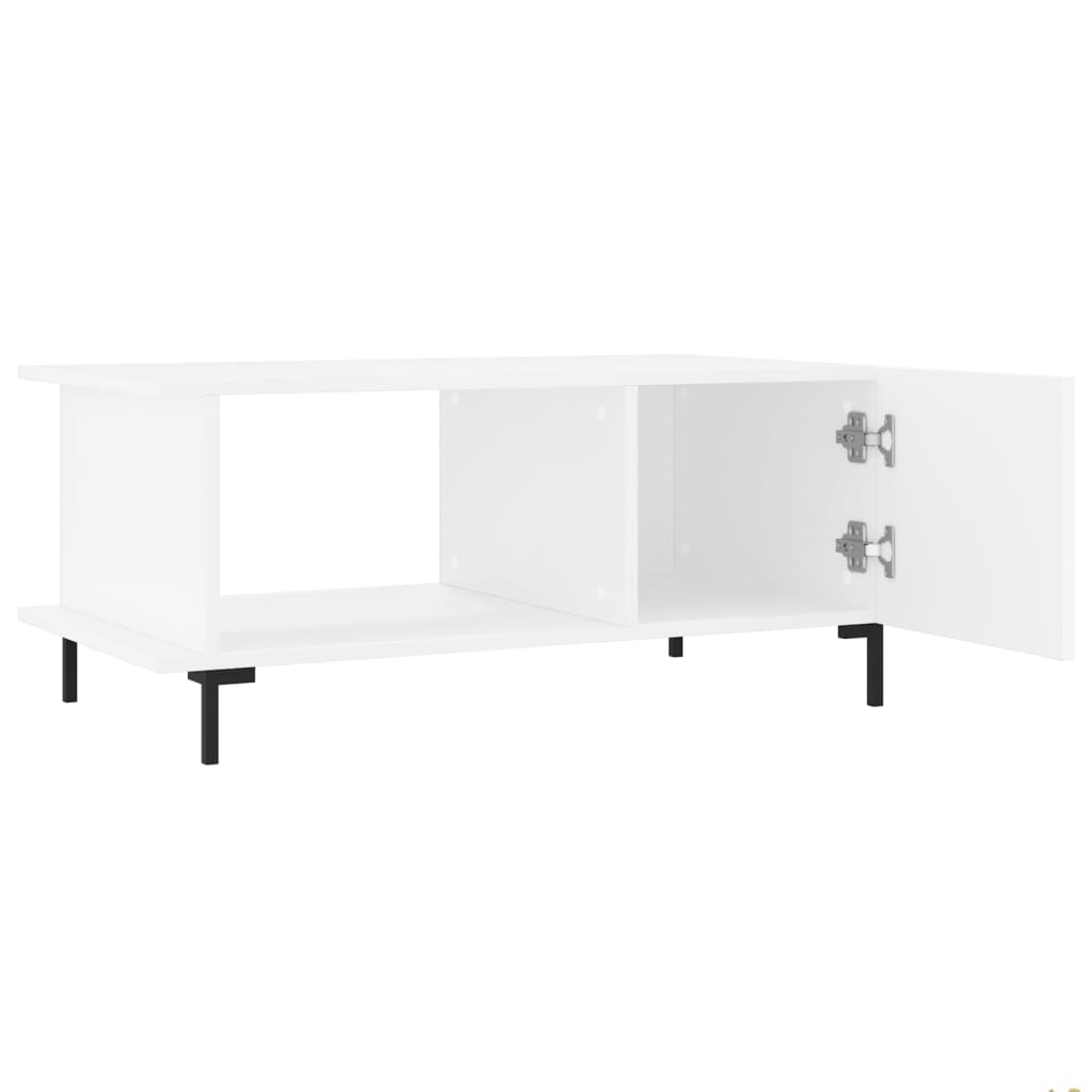 Couchtisch Weiß 90x50x40 cm Holzwerkstoff - Pazzar.ch