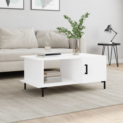 Couchtisch Weiß 90x50x40 cm Holzwerkstoff - Pazzar.ch