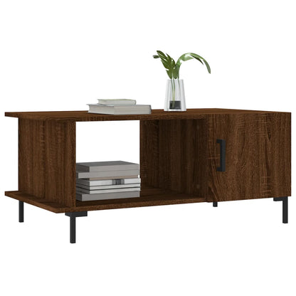Couchtisch Braun Eichen-Optik 90x50x40 cm Holzwerkstoff - Pazzar.ch