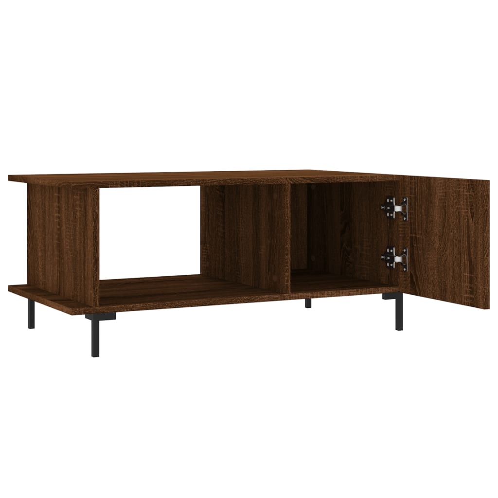 Couchtisch Braun Eichen-Optik 90x50x40 cm Holzwerkstoff - Pazzar.ch