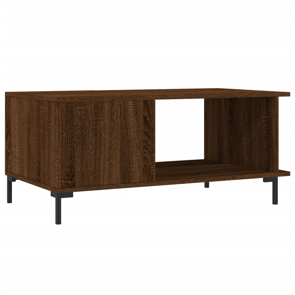 Couchtisch Braun Eichen-Optik 90x50x40 cm Holzwerkstoff - Pazzar.ch