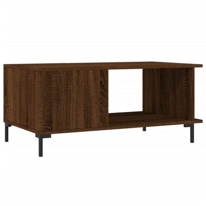 Couchtisch Braun Eichen-Optik 90x50x40 cm Holzwerkstoff - Pazzar.ch