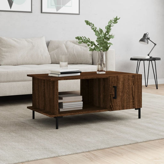Couchtisch Braun Eichen-Optik 90x50x40 cm Holzwerkstoff - Pazzar.ch