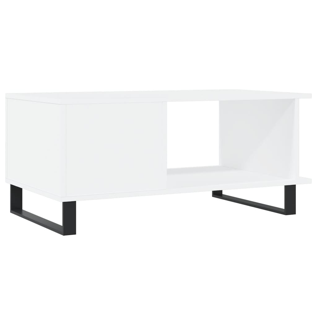 Couchtisch Weiß 90x50x40 cm Holzwerkstoff - Pazzar.ch