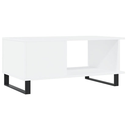 Couchtisch Weiß 90x50x40 cm Holzwerkstoff - Pazzar.ch