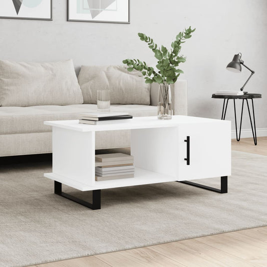 Couchtisch Weiß 90x50x40 cm Holzwerkstoff - Pazzar.ch