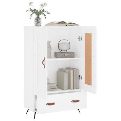 Highboard Weiß 69,5x31x115 cm Holzwerkstoff - Pazzar.ch
