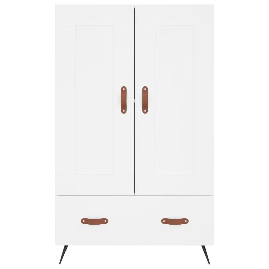 Highboard Weiß 69,5x31x115 cm Holzwerkstoff - Pazzar.ch