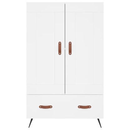 Highboard Weiß 69,5x31x115 cm Holzwerkstoff - Pazzar.ch