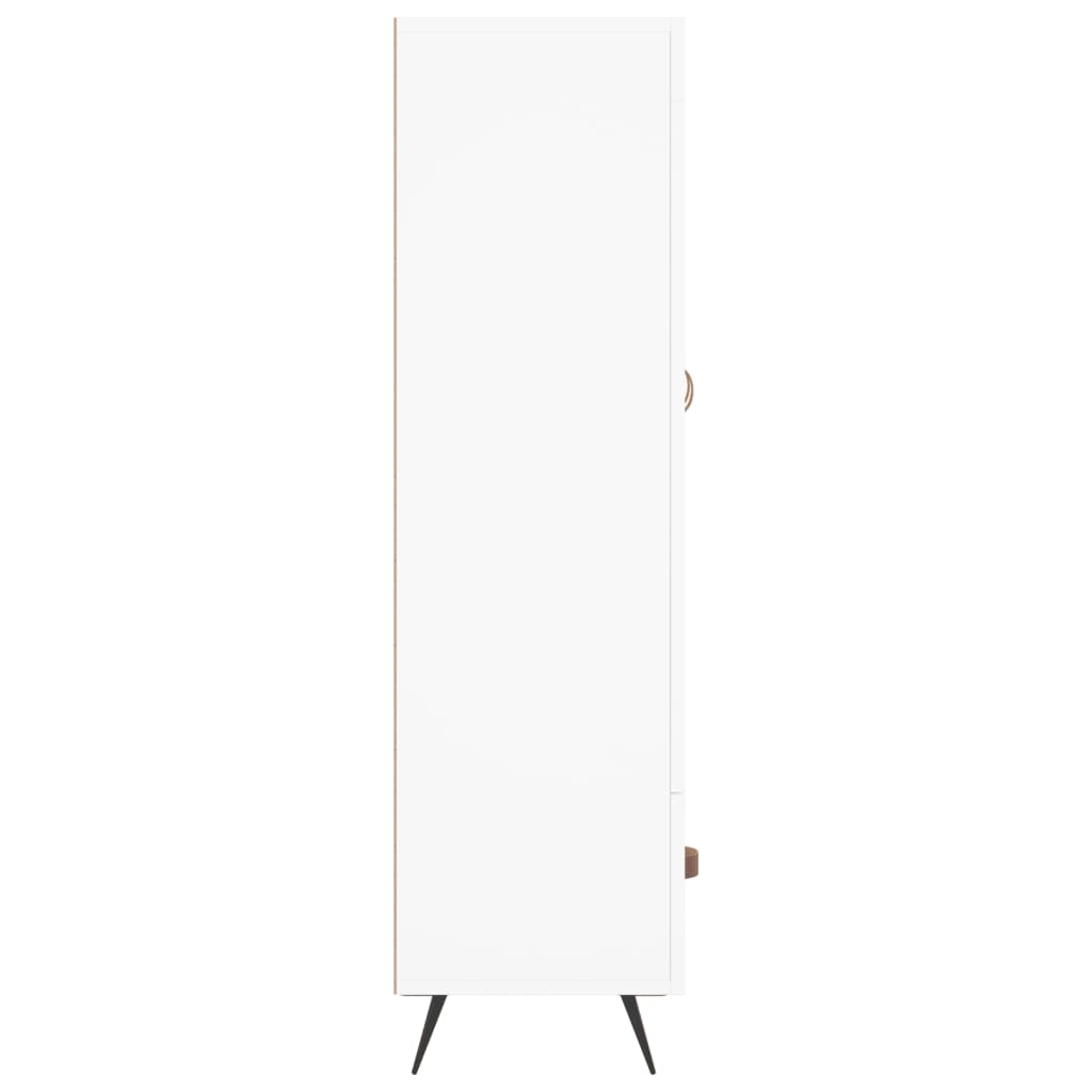 Highboard Weiß 69,5x31x115 cm Holzwerkstoff - Pazzar.ch