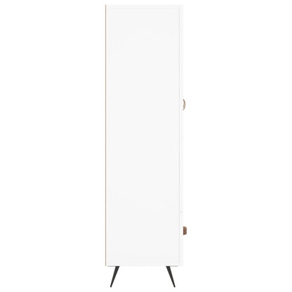 Highboard Weiß 69,5x31x115 cm Holzwerkstoff - Pazzar.ch
