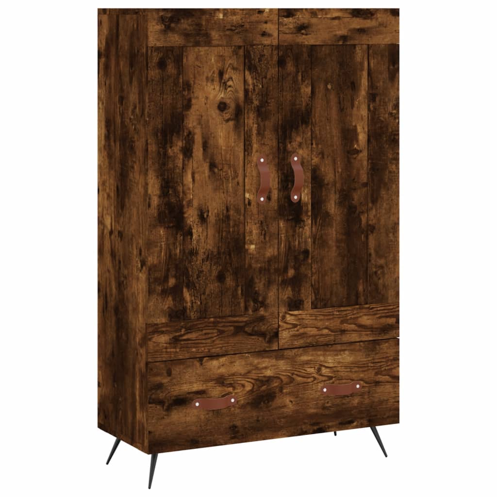 Highboard Räuchereiche 69,5x31x115 cm Holzwerkstoff - Pazzar.ch