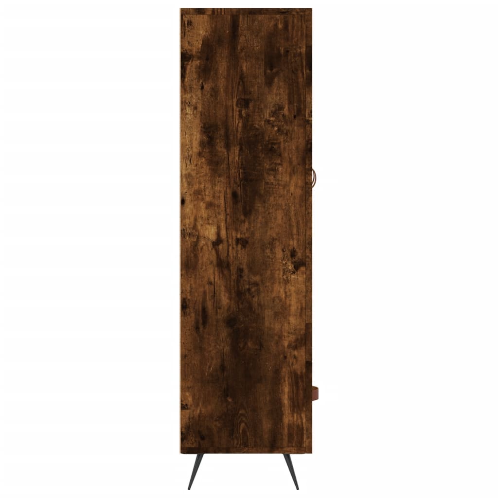 Highboard Räuchereiche 69,5x31x115 cm Holzwerkstoff - Pazzar.ch