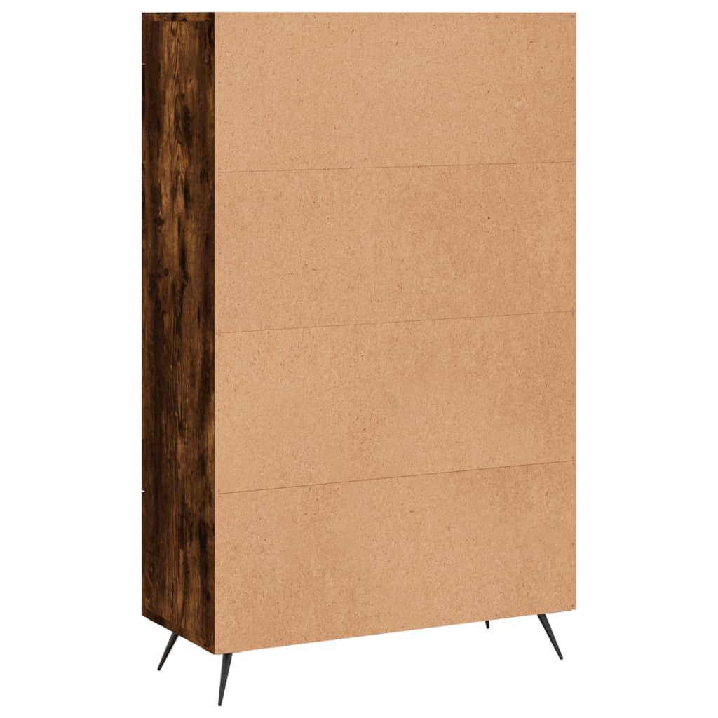 Highboard Räuchereiche 69,5x31x115 cm Holzwerkstoff - Pazzar.ch
