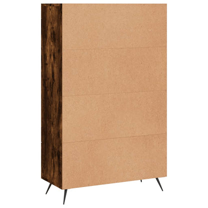 Highboard Räuchereiche 69,5x31x115 cm Holzwerkstoff - Pazzar.ch