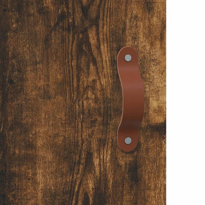 Highboard Räuchereiche 69,5x31x115 cm Holzwerkstoff - Pazzar.ch