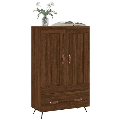 Highboard Braun Eichen-Optik 69,5x31x115 cm Holzwerkstoff - Pazzar.ch