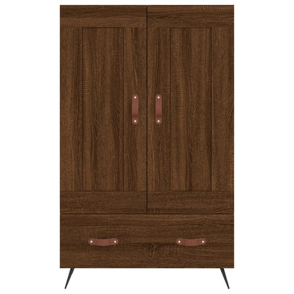 Highboard Braun Eichen-Optik 69,5x31x115 cm Holzwerkstoff - Pazzar.ch