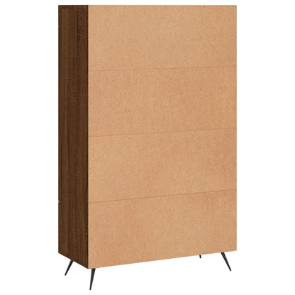 Highboard Braun Eichen-Optik 69,5x31x115 cm Holzwerkstoff - Pazzar.ch