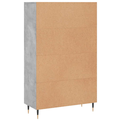Highboard Betongrau 69,5x31x115 cm Holzwerkstoff - Pazzar.ch