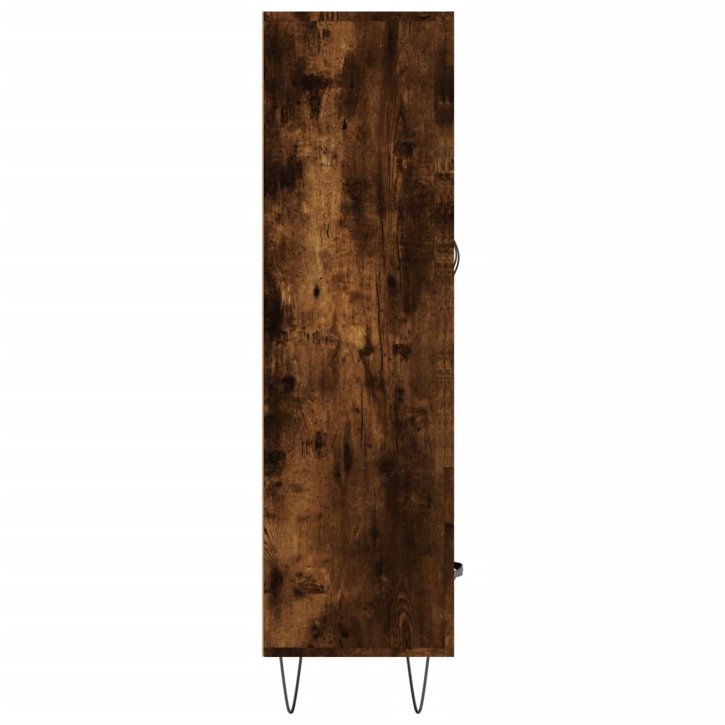Highboard Räuchereiche 69,5x31x115 cm Holzwerkstoff - Pazzar.ch