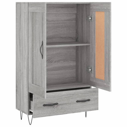Highboard Grau Sonoma 69,5x31x115 cm Holzwerkstoff - Pazzar.ch