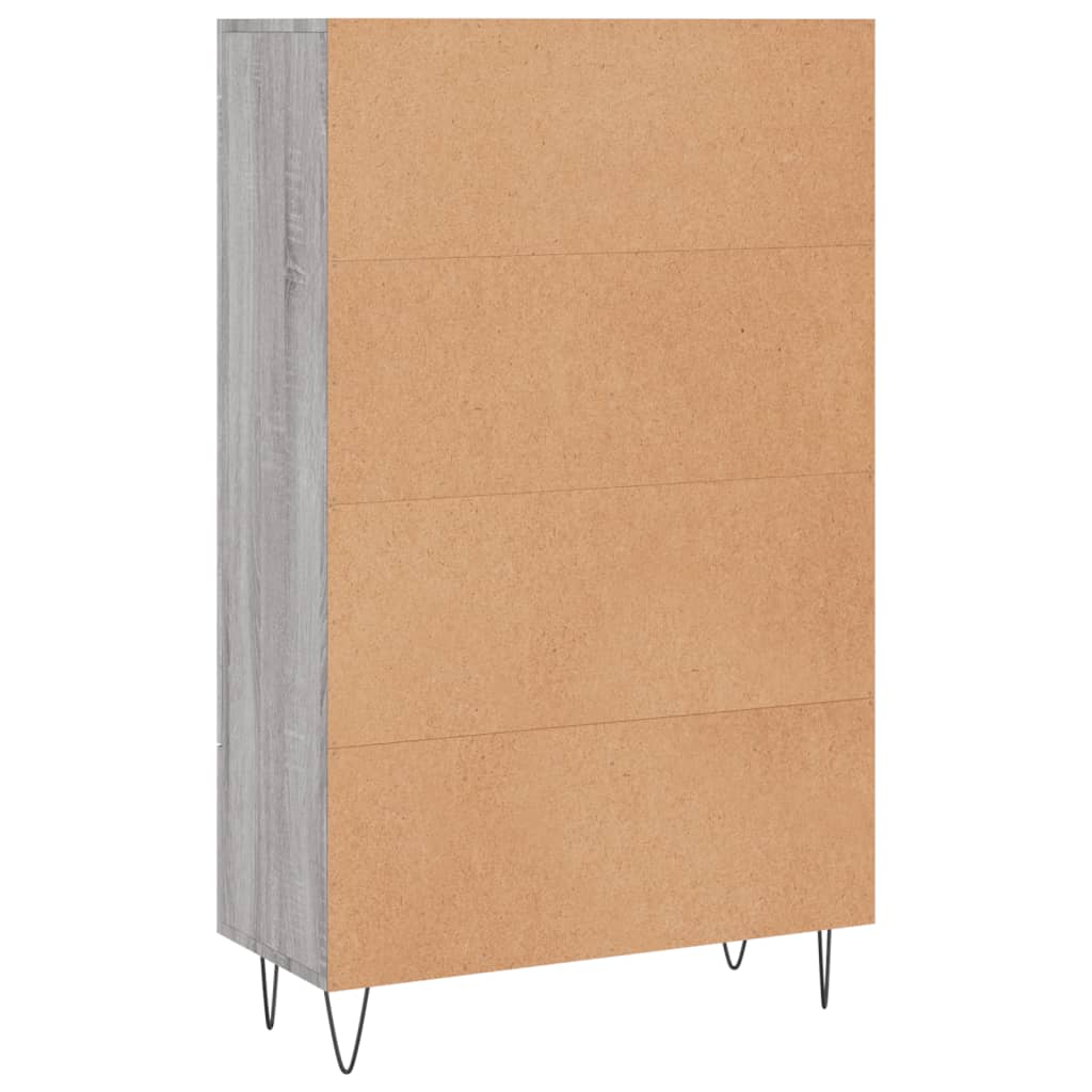 Highboard Grau Sonoma 69,5x31x115 cm Holzwerkstoff - Pazzar.ch