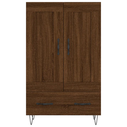 Highboard Braun Eichen-Optik 69,5x31x115 cm Holzwerkstoff - Pazzar.ch
