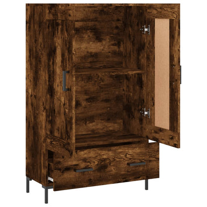 Highboard Räuchereiche 69,5x31x115 cm Holzwerkstoff - Pazzar.ch