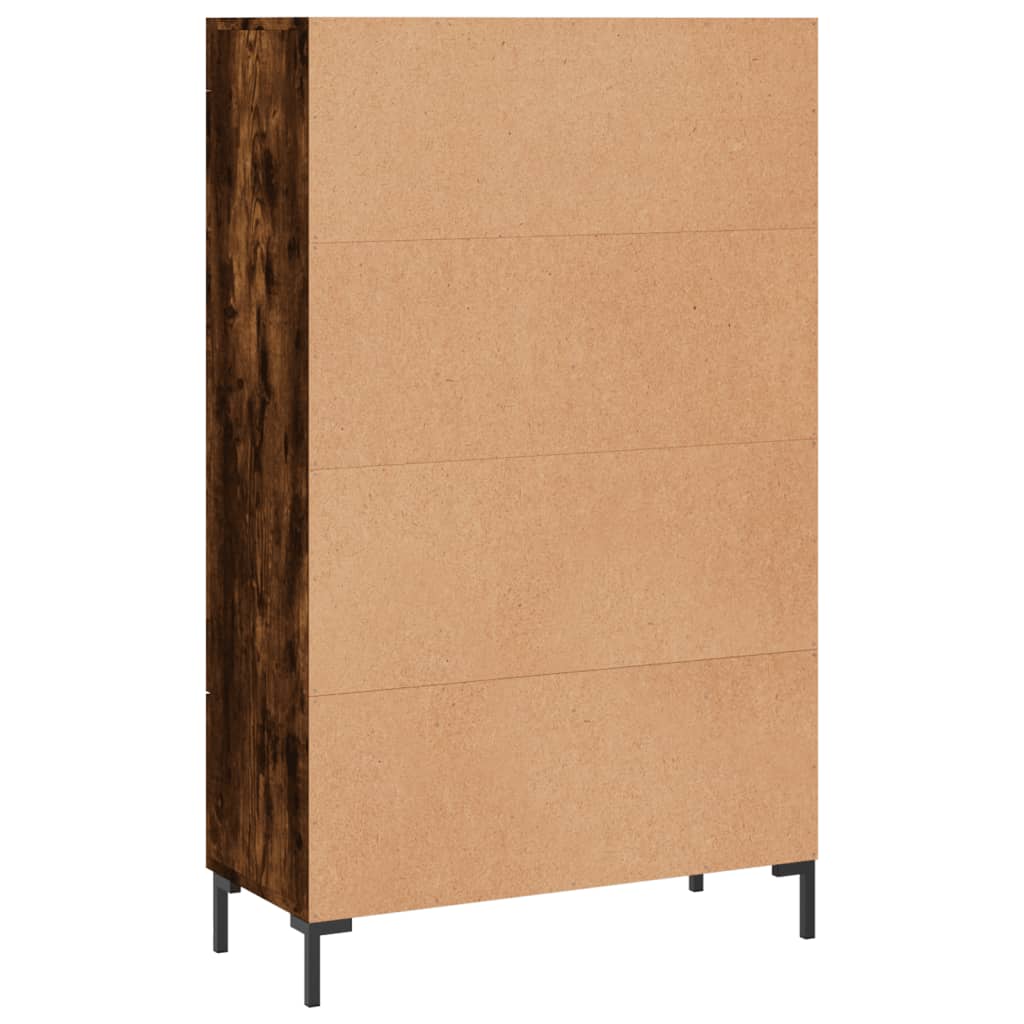 Highboard Räuchereiche 69,5x31x115 cm Holzwerkstoff - Pazzar.ch