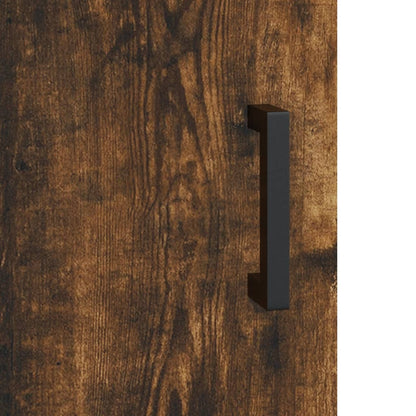 Highboard Räuchereiche 69,5x31x115 cm Holzwerkstoff - Pazzar.ch