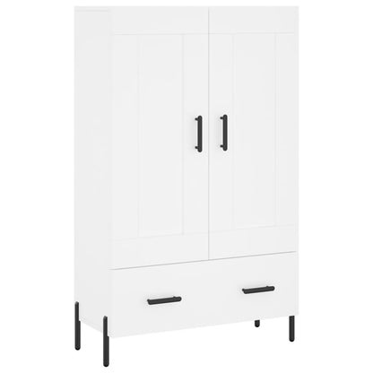 Highboard Weiß 69,5x31x115 cm Holzwerkstoff - Pazzar.ch