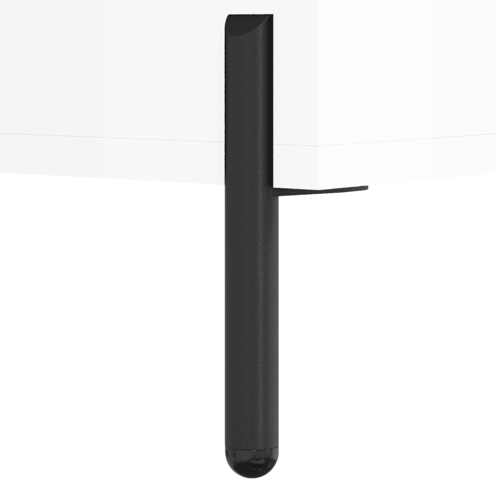 Highboard Hochglanz-Weiß 69,5x31x115 cm Holzwerkstoff - Pazzar.ch