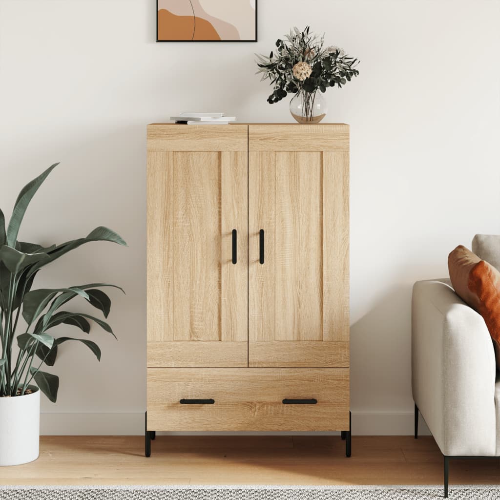 Highboard Sonoma-Eiche 69,5x31x115 cm Holzwerkstoff - Pazzar.ch