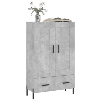 Highboard Betongrau 69,5x31x115 cm Holzwerkstoff - Pazzar.ch