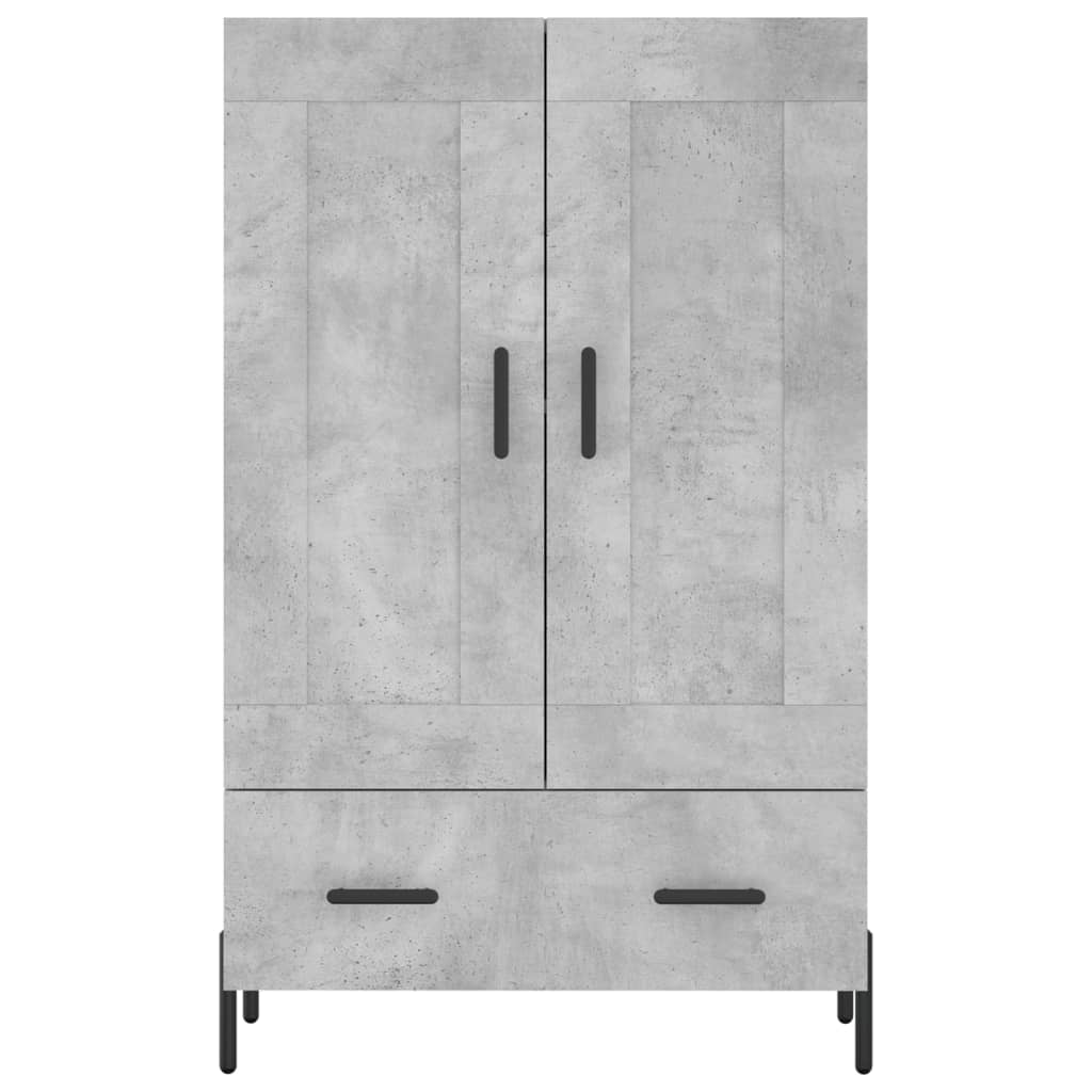 Highboard Betongrau 69,5x31x115 cm Holzwerkstoff - Pazzar.ch