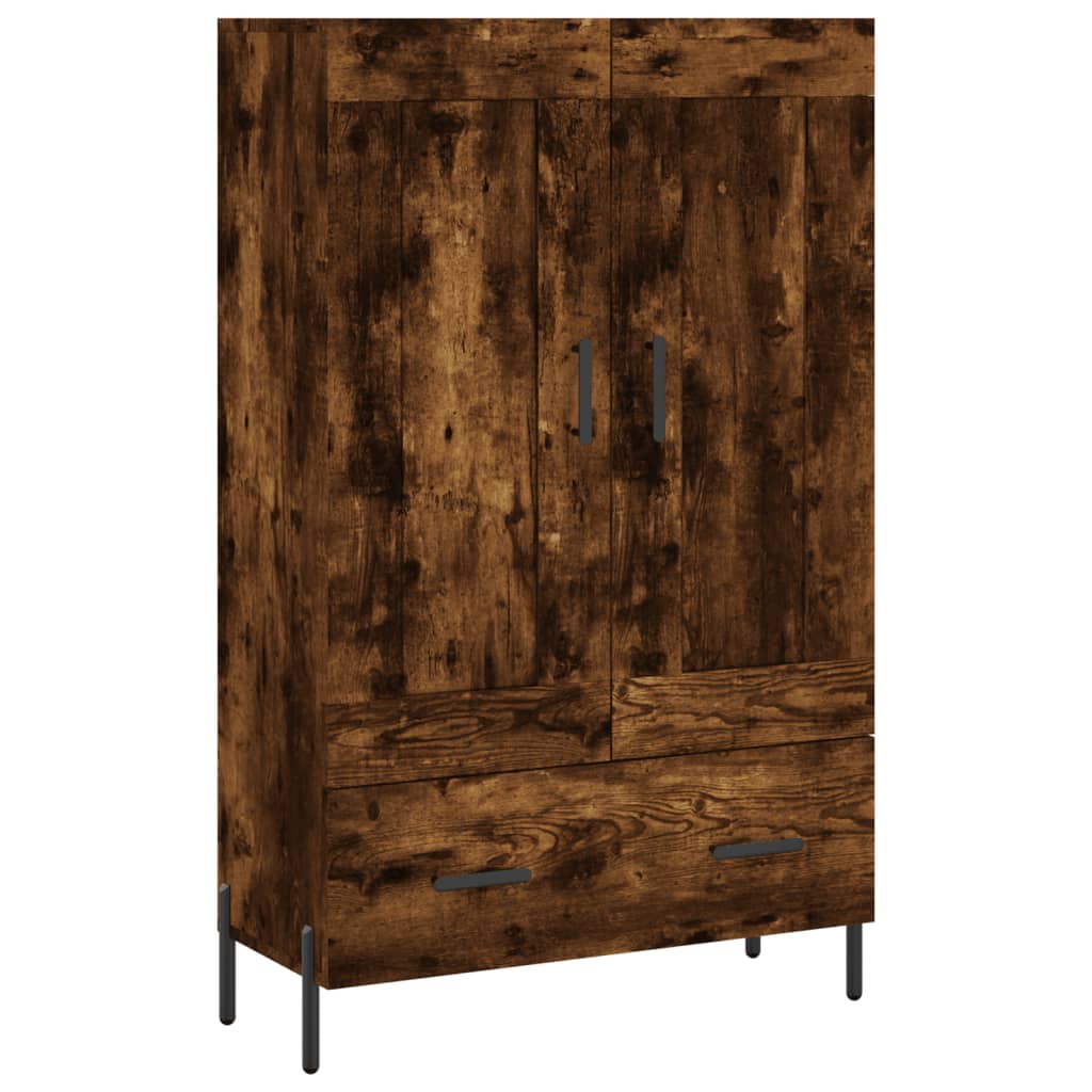 Highboard Räuchereiche 69,5x31x115 cm Holzwerkstoff - Pazzar.ch