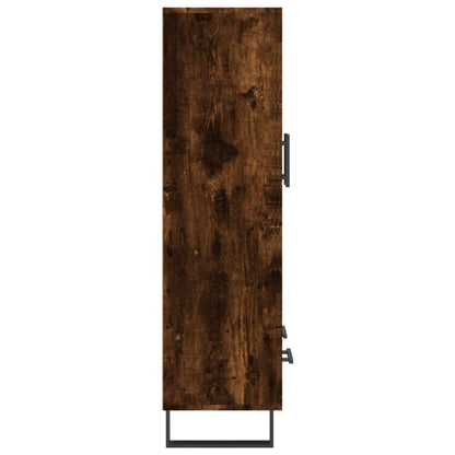Highboard Räuchereiche 69,5x31x115 cm Holzwerkstoff - Pazzar.ch