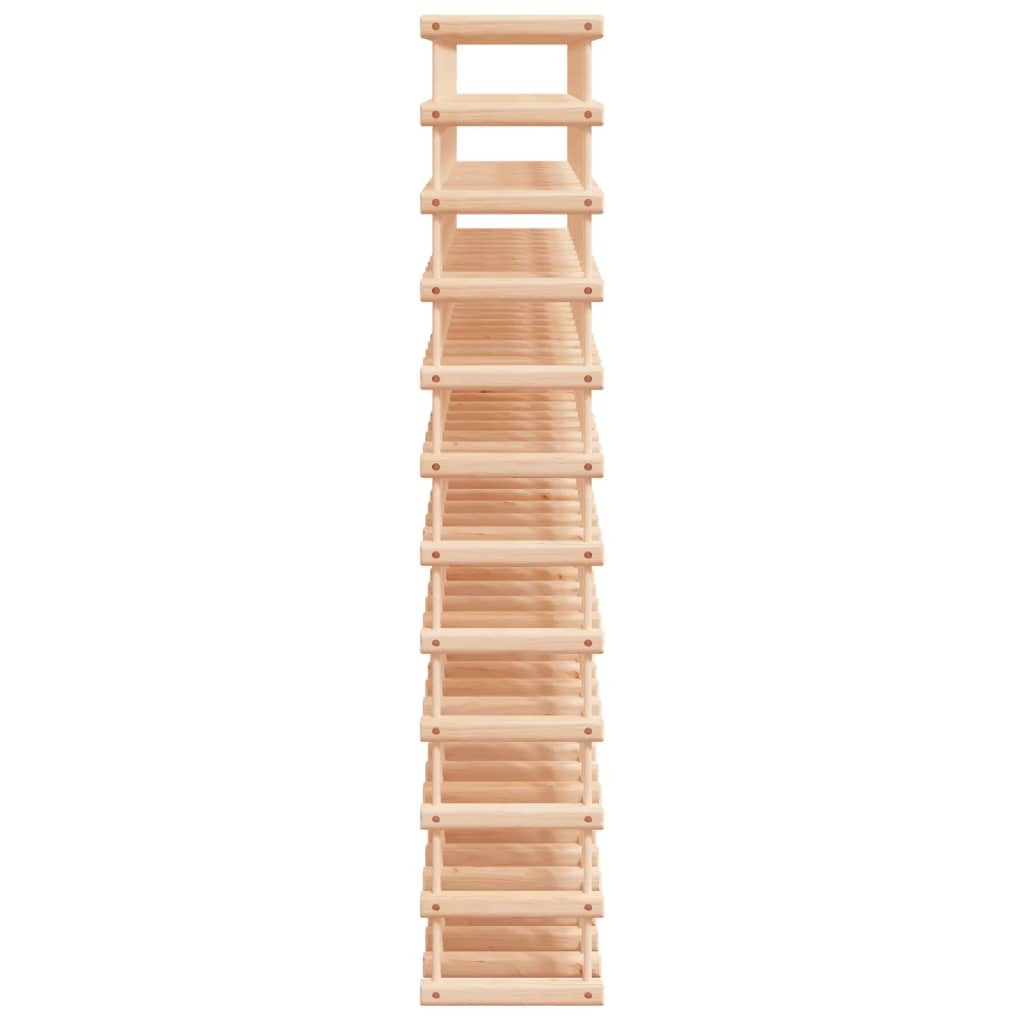 Weinregal für 120 Flaschen 112,5x23x123,5 cm Massivholz Kiefer - Pazzar.ch