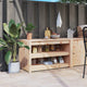 Outdoor-Küchenschrank 106x55x64 cm Massivholz Kiefer