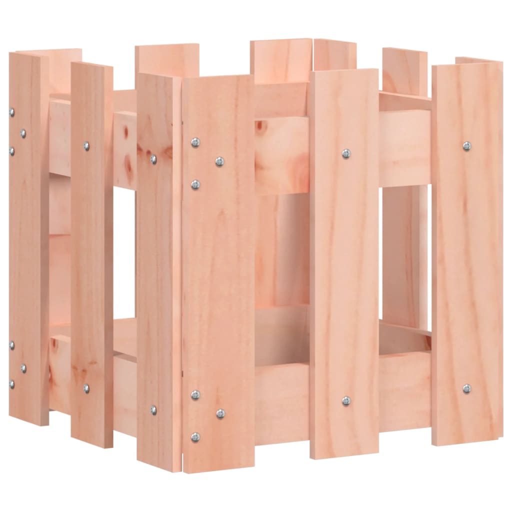 Pflanzkübel Lattenzaun-Design 30x30x30 cm Massivholz Douglasie - Pazzar.ch