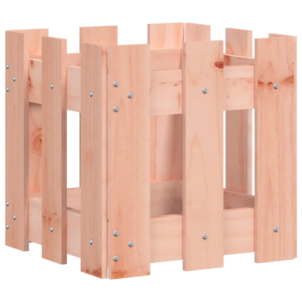 Pflanzkübel Lattenzaun-Design 30x30x30 cm Massivholz Douglasie - Pazzar.ch