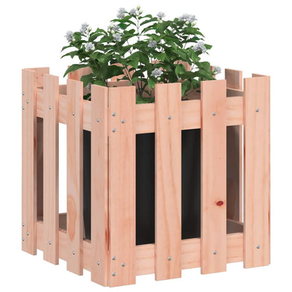 Pflanzkübel Lattenzaun-Design 40x40x40 cm Massivholz Douglasie - Pazzar.ch