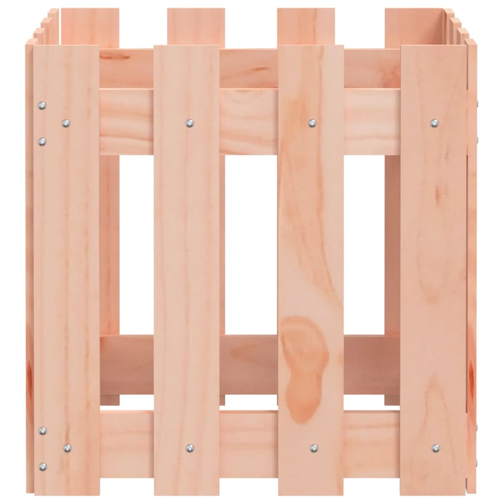 Pflanzkübel Lattenzaun-Design 40x40x40 cm Massivholz Douglasie - Pazzar.ch
