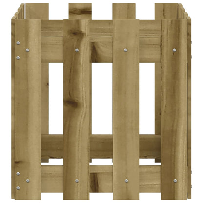 Pflanzkübel Latten-Design 40x40x40 cm Kiefernholz Imprägniert - Pazzar.ch