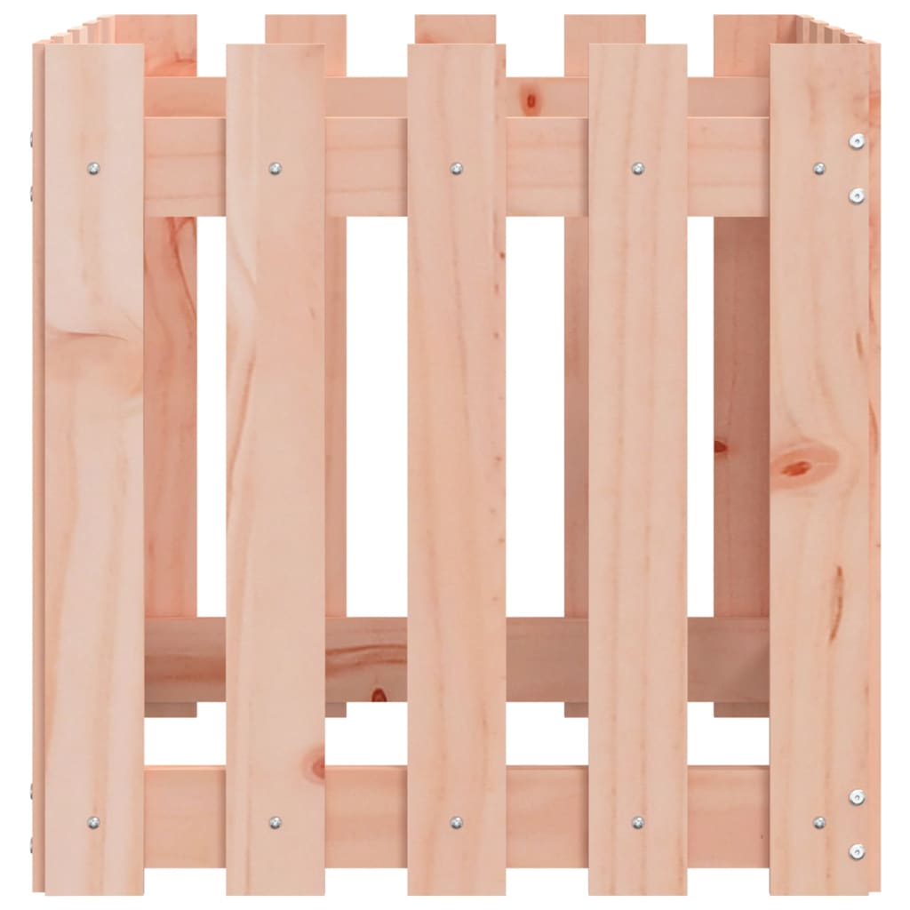 Pflanzkübel Lattenzaun-Design 50x50x50 cm Massivholz Douglasie - Pazzar.ch